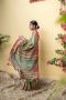 Aava Sage green- Green Cotton Saree – Priyanka Raajiv