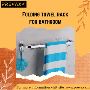 Folding towel rack for bathroom
