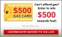 Free Gas Gift Card $500