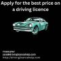 Apply for the best price on a driving licence Apply for the best price on a driving licence
