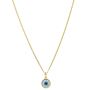 14 Karat Gold Eye Cuban Necklace