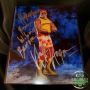 *WWF/WWE HULK HOGAN SIGNED AUTOGRAPHED & FULLY INSCRIBED "HU
