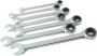 NEW Ratchet spanner set 7 piece SAE