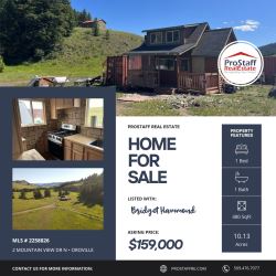 Home on 10 Acres Near Chesaw