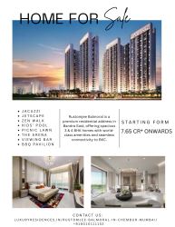 Step Into Iconic Luxury at Rustomjee Balmoral, Bandra