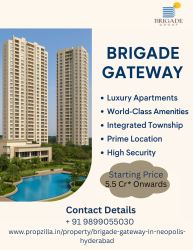 Brigade Gateway, Kokapet, Hyaderabad