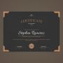 Frameless Certificate Frame