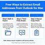 Free Ways to Extract Email Addresses from Outlook for Mac