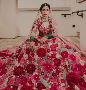 Floral Lehenga Designs for Brides