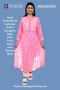 Hand Embroidered Lucknowi Chikan Georgette Baby Pink Frock 