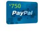 Free $750 PayPal gift card
