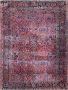 8x11 Antique Persian Sarouk Area Rug - 108697