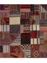 7x8 Square Vintage Persian Patchwork Kilim Area Rug - 109170
