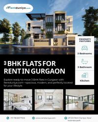 Ready-to-Move 3 BHK Flats for Rent in Gurgaon