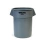 Rubbermaid FG262000GRAY 20 Gal Gray Round Trash Can