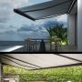 Get protected by folding arm awnings at wholesale price Get protected by folding arm awnings at wholesale price