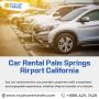 car rental palm springs airport california