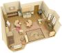 Kindergarten Furniture set & interior Layout Design