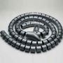 Buy Spiral Cable Zip Wrap Black 20mm x 1.5m (0.8" x 4.92Ft) 