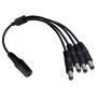 4 DC Power Cord Splitter (10pcs Bag)