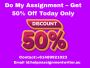 Only Today: 50% Off When You Ask Us to Do Your Assignment