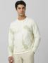 Buy Off White Abstract Print Slim Fit Sweatshirt Online at M