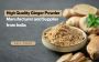 Ginger Powder Exporter in India: Best Exporter in India