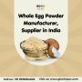 Egg Powder in the Food Industry: Benefits and Market Potenti