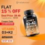 15% Off Vitamin D3 K2 Complex – Use Code UD3MWWM6