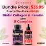 Biotin & Vegan B12 with B-Complex – Energy, Hair & Wellness 