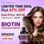 Biotin Hair, Skin & Nails – 47% Off Limited Offer