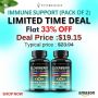 VitBoost Elderberry Immune Pack – 2 Bottles | 20% Off Limite