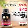 B12 with Collagen, Folate & Hyaluronic Acid – 25,000 mcg