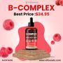 Vegan B Complex Supplement – Raspberry Flavor, Extra Strengt