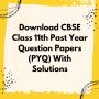 Download CBSE Class 11th Past Year Question Papers (PYQ) Wit