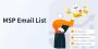 MSP Email List – 100% Verified Tech Contacts