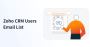 Zoho CRM Users Email List – Verified Sales & Ops Leads