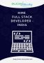 Hire Full Stack Coder India, Full Stack Developer India