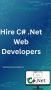 Hire C# .Net Web Developer, Hire ASP .Net & C# Developer