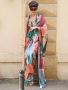 Captivate Every Glance with the Magenta Silk Handwoven Saree