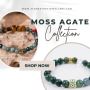 Moss Agate Bracelet – Balance, Growth, Calm Moss Agate Bracelet – Balance, Growth, Calm