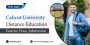Calicut University Distance Education