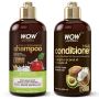 WOW Skin Science Apple Cider Vinegar Shampoo & Conditioner S WOW Skin Science Apple Cider Vinegar Shampoo & Conditioner S