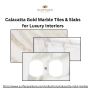 Calacatta Gold Marble Tiles & Slabs for Luxury Interiors