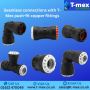 Seamless connections with T-Mex Express push-fit copper fitt