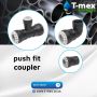 Get Premium 15mm Push Fit Coupler from T-mex Express 