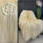 Long-haired, Bio-tanned sheepskins! Decorative sheepskins.
