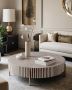 Elegant Handmade The Suryadhar Bone Inlay Coffee Table