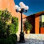 9.5 Ft 5-Arm Victorian Garden Pole Light – Vintage Outdoor L