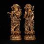 Antique Radha Krishna Murti – Handcrafted Idol for Elegant H